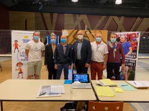Forum des associations à Saint-Coulomb avec Jean-Luc Bourgeaux