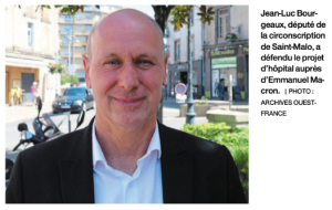 OF-SM-Hopital de Saint-Malo-le député Jean-Luc Bourgeaux interpelle Emmanuel Macron-180726 2