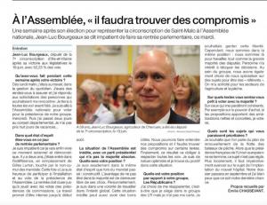 Rentrée parlementaire Ouest-France - 28juin2022